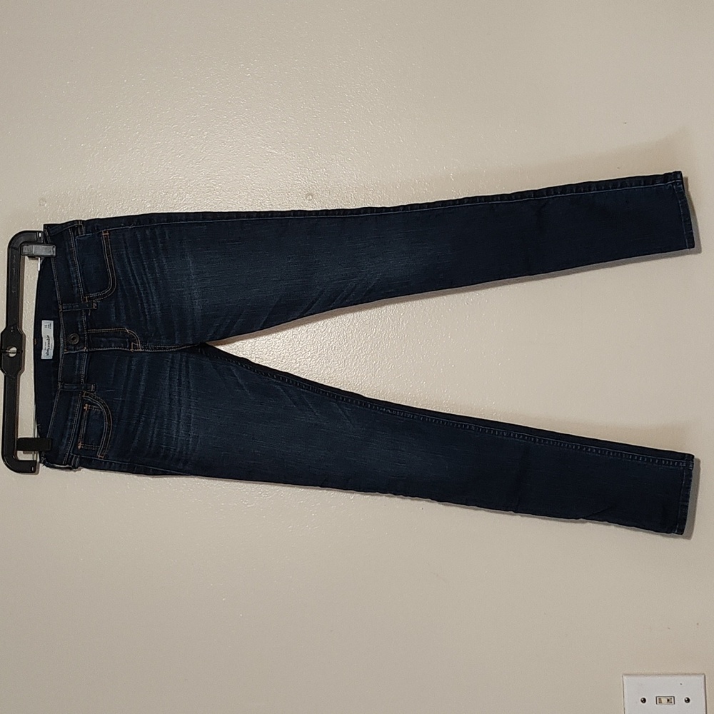 Abercrombie dark wash jeans skinny size 16